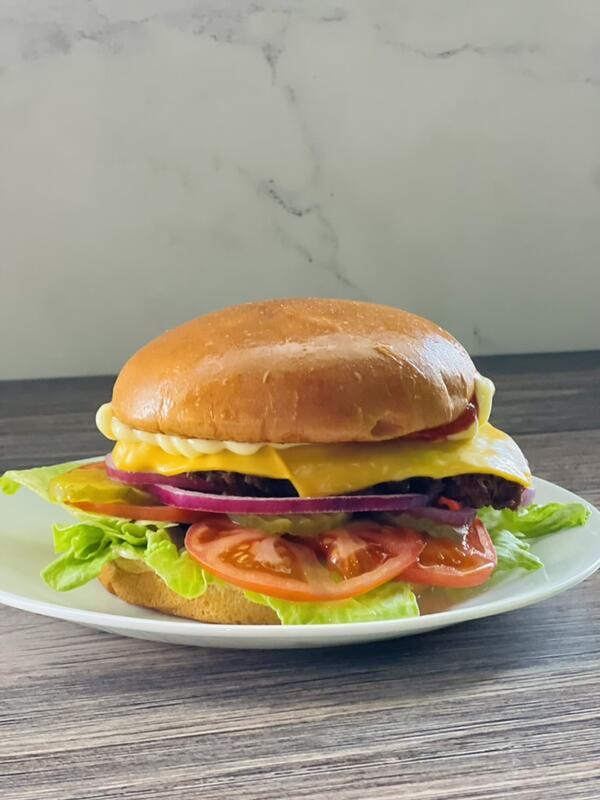 Beef Burger- Fries Combo w Drinks