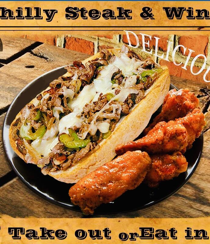 Philly - 5pc Wings w Drinks